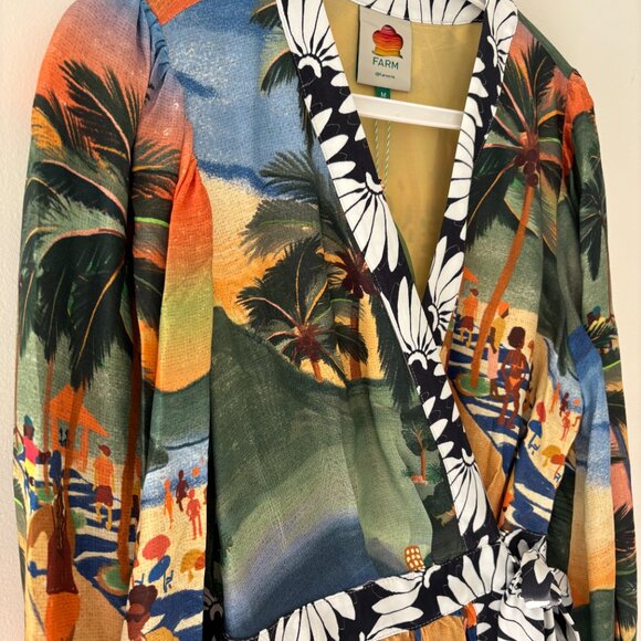 NWT Carioca Lenzing Ecovero Viscose Mini Dress in sz M - Picture 4 of 11